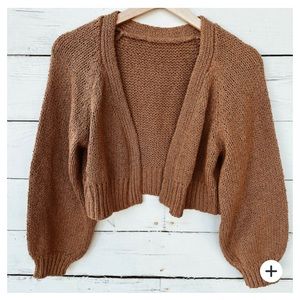 NWT Longway California crop summer cardigan size 1 (XS/S)